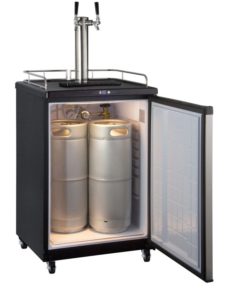 Kegerator de dos barriles de Barrabundo para renta fija en bares y restaurantes